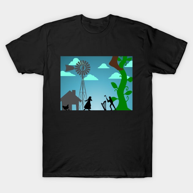 Jack And The Beanstalk T-Shirt by inotyler